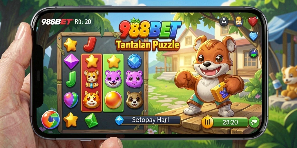 Screenshot gameplay <strong>988BET</strong> menampilkan puzzle menarik yang menantang.