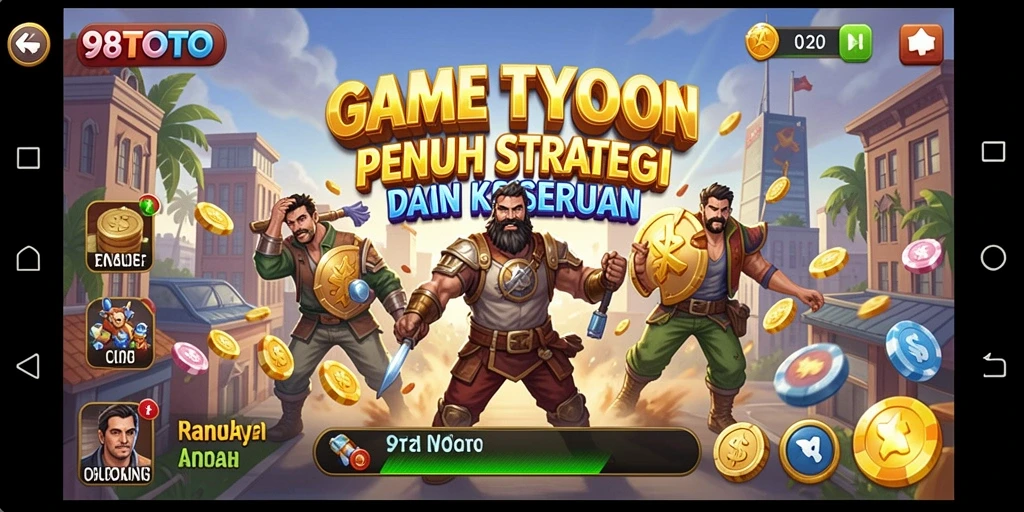 Tampilan gameplay <strong>98TOTO</strong> yang penuh aksi dan strategi.