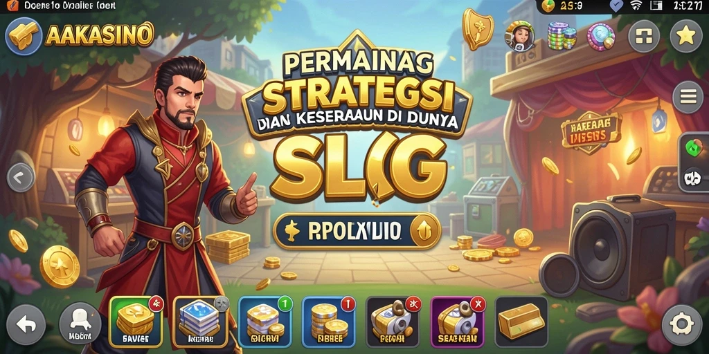 Tampilan gameplay mendebarkan dalam AAKASINO, tunjukkan strategi yang Anda pilih.