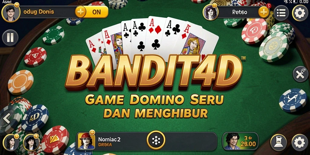 Tampilan gameplay menarik dari BANDIT4D dengan fitur seru.