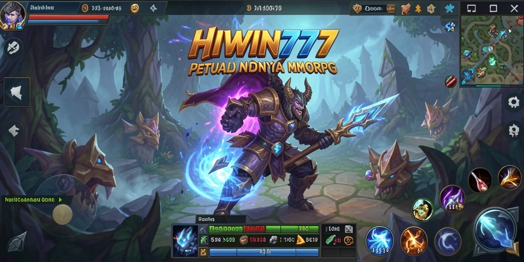 Tampilan gameplay seru dari HIWIN777 dalam dunia MMORPG.