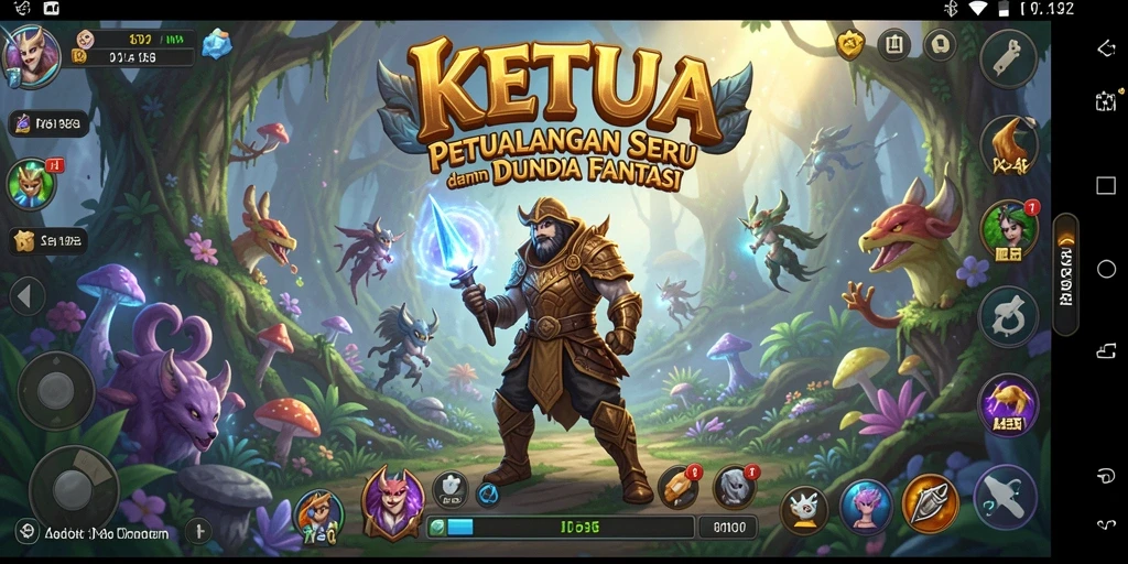 Tangkapan layar gameplay KETUA yang menunjukkan aksi petualangan seru.