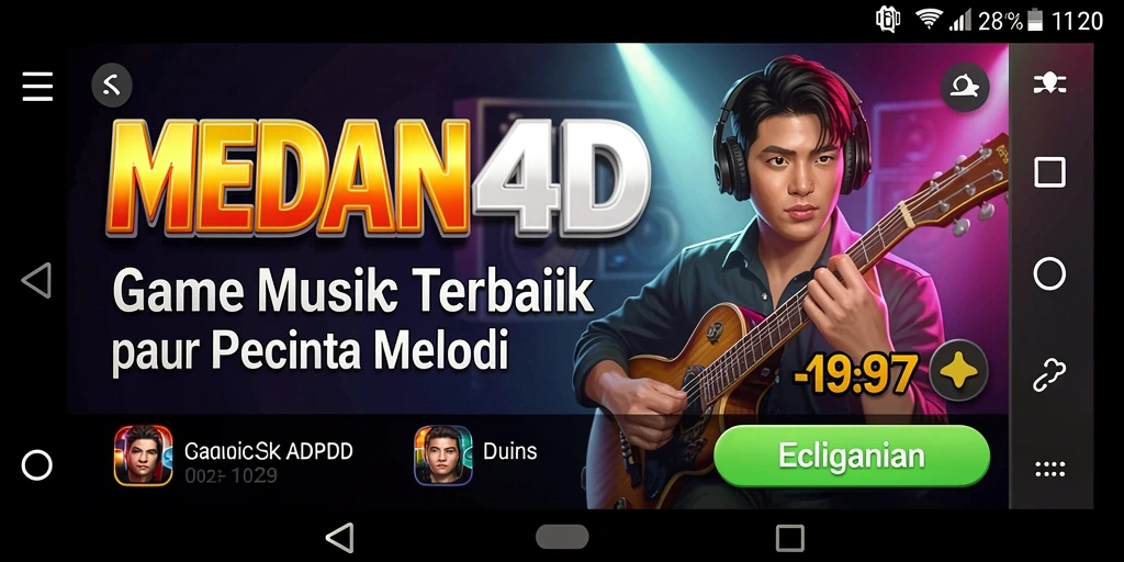 Tampilan antarmuka gameplay <strong>MEDAN4D</strong> yang menarik perhatian.