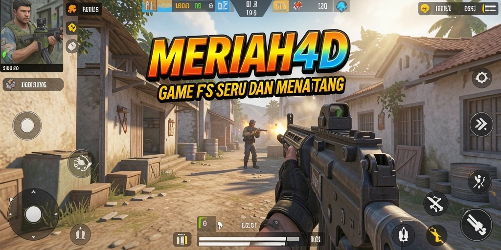 Tangkapan layar gameplay MERIAH4D menampilkan aksi seru dalam mode FPS.