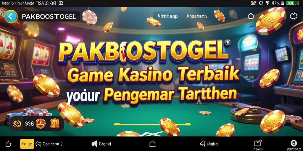 Tampilan utama gameplay PAKBOSTOGEL dengan berbagai pilihan permainan Kasino.