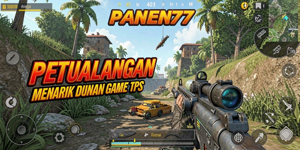 Tangkapan layar utama PANEN77 menampilkan aksi seru dalam dunia TPS.