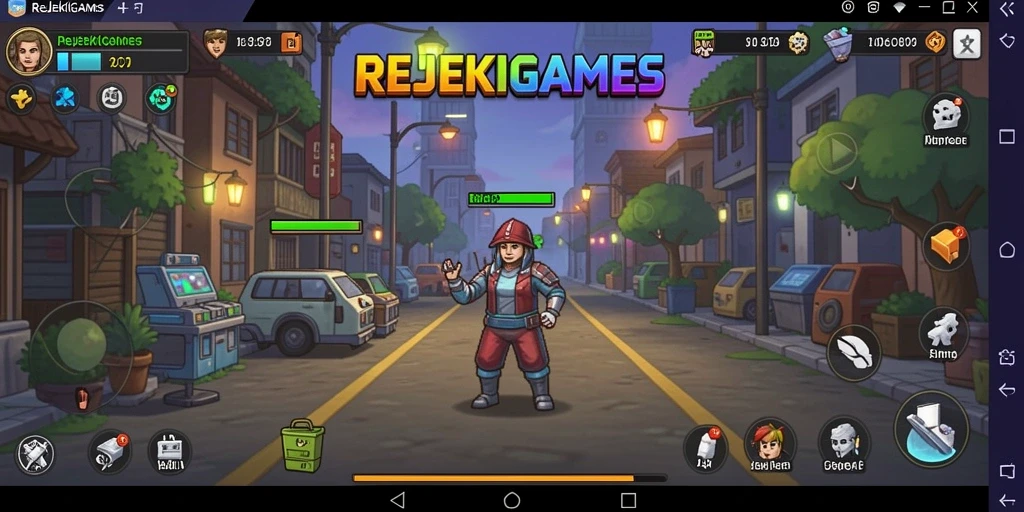 Tampilan gameplay <strong>REJEKIGAMES</strong> yang menakjubkan dan penuh warna.