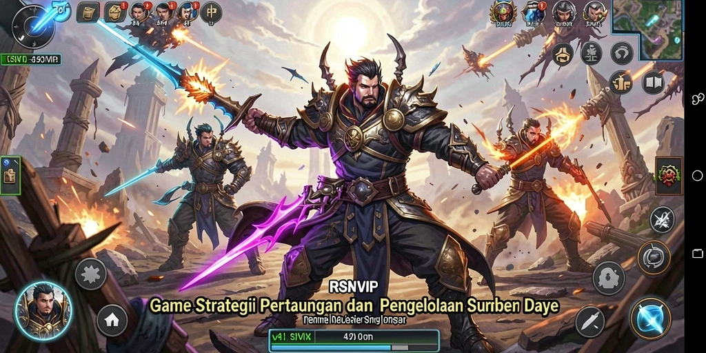 Gameplay seru di RSNVIP dengan strategi dan pertarungan yang mendebarkan.
