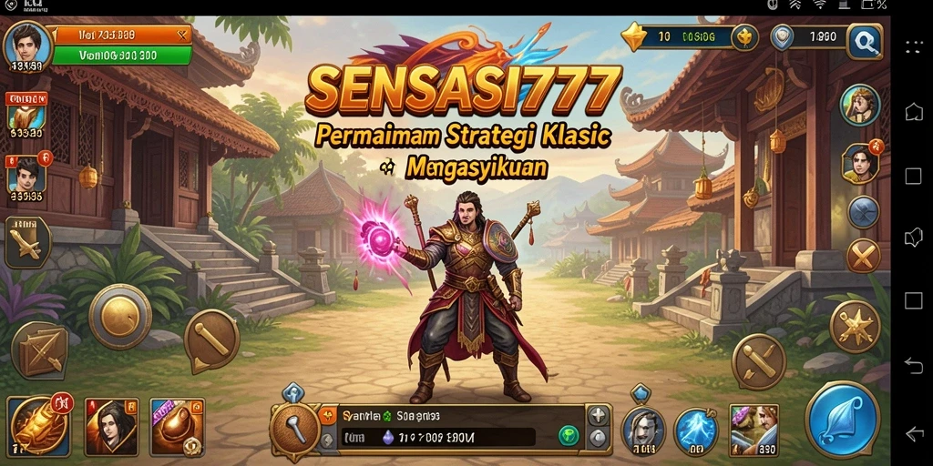 Tampilan gameplay SENSASI777 yang menegangkan dan strategis.