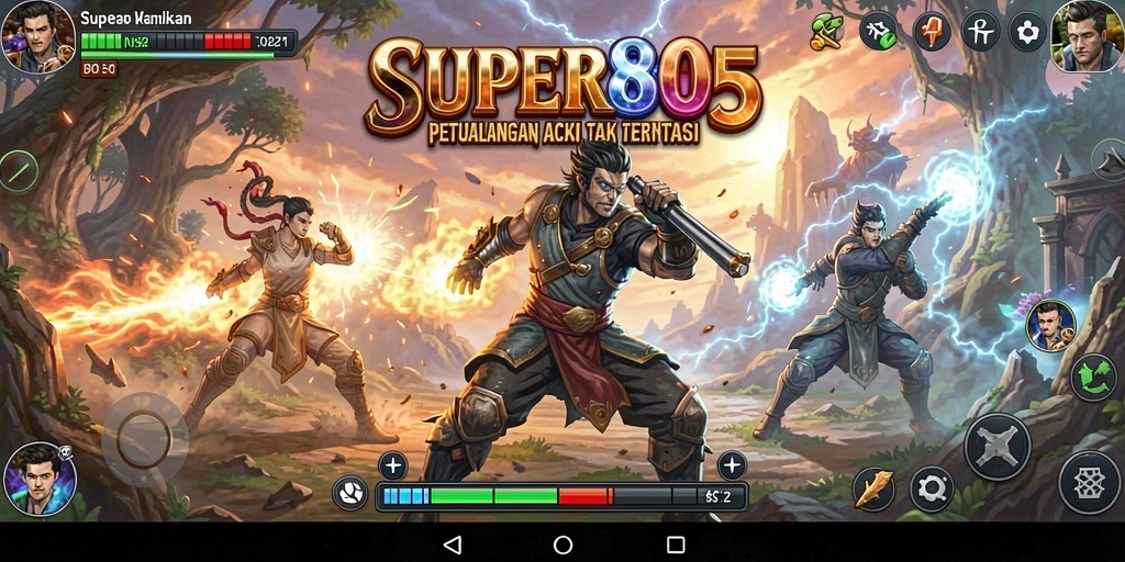 Tampilan seru dari gameplay ARPG yang memukau.