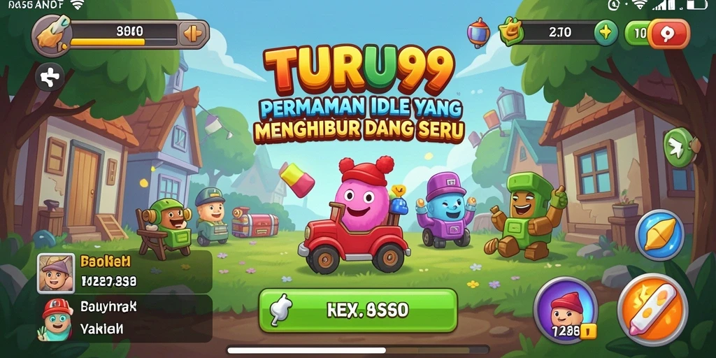 Screenshot TURU99 menampilkan gameplay Idle yang menarik dan interaktif.