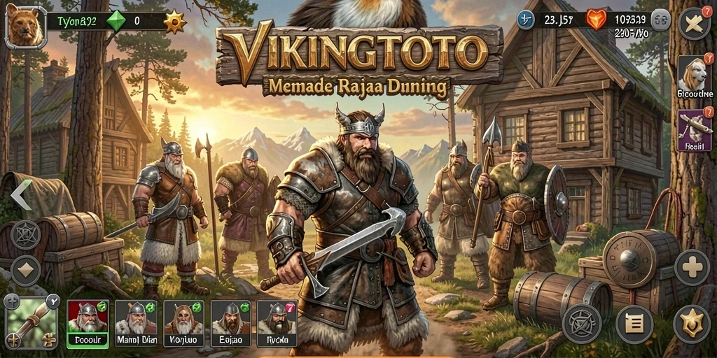 Tampilan gameplay VIKINGTOTO yang menarik dan penuh tantangan.