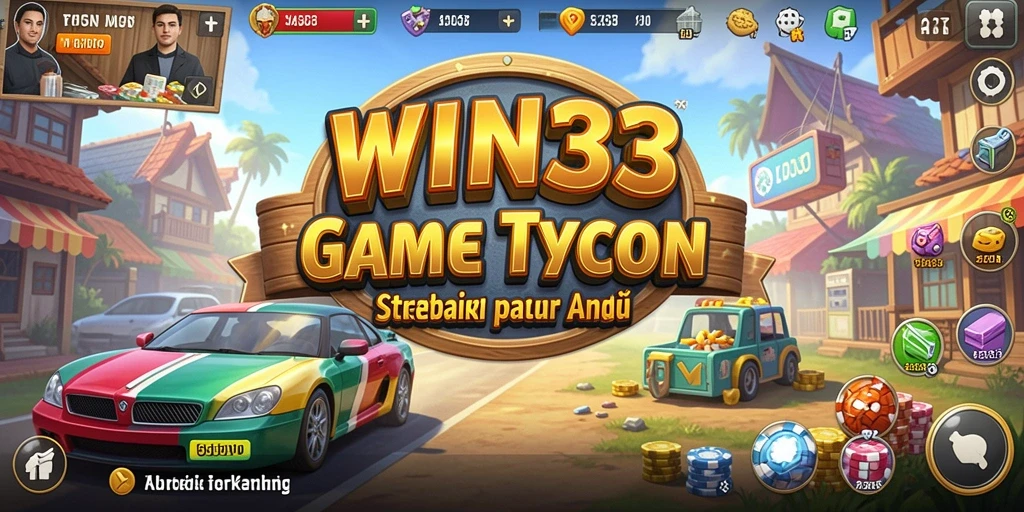 Tangkapan layar utama menunjukkan gameplay yang menarik dalam WIN33.