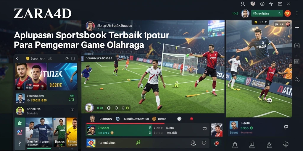 Tampilan utama ZARA4D yang menampilkan pilihan taruhan olahraga.