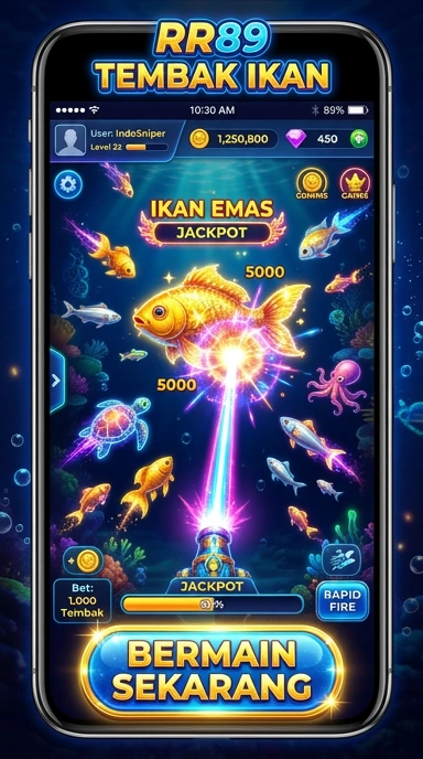 Screenshot aplikasi dengan berbagai pilihan kategori di rr89.